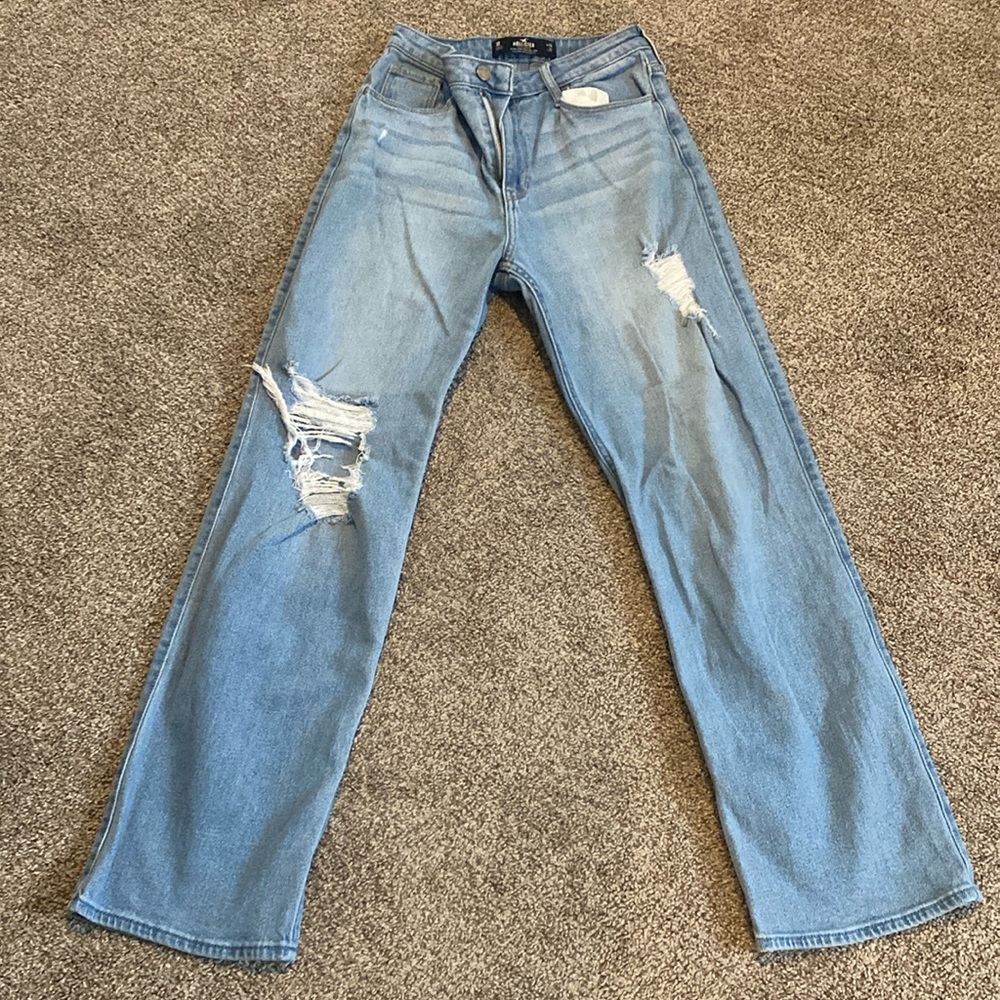 High rise dad jeans